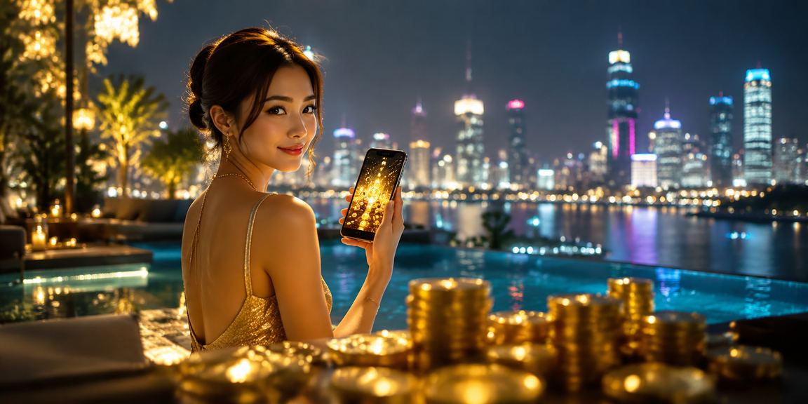 Người dùng nữ tại TP. Hồ Chí Minh kiểm tra thông tin nạp tiền và khuyến mãi trên điện thoại thông minh