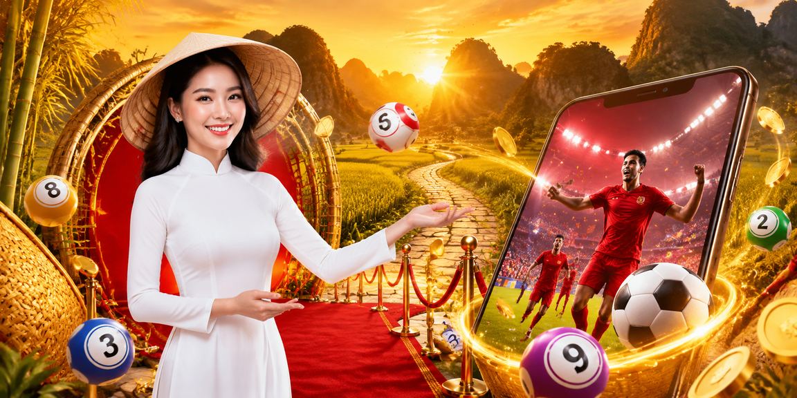 Người mặc áo dài xem kết quả xổ số tại vùng núi Ninh Bình